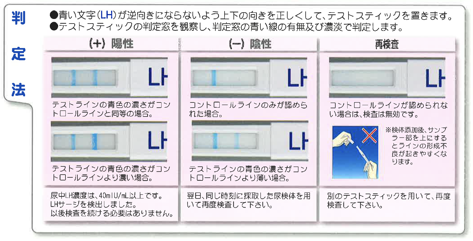 排卵検査薬　説明書